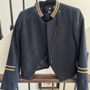 HM navy wool jacket
